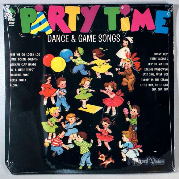 Party Time (1980) [SEALED] Vinyl LP • Dance & Game Songs • Peter Pan Records - Picture 1 of 2